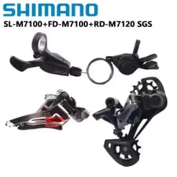Shimano DEORE XT SLX M8120 M7120 Groupset Shifter Lever 2x12s Front Derailleur RD SGS M8100 M8120 M7100 For MTB Mountain Bike