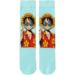 Hot Anime One Piece Casual Socks Cartoon Creative Printed Fashionable and Breathable Men and Women Mid-calf Socks Gift