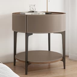 Unique Design Bedside Table Modern Aesthetic Italian Luxury Style Nightstands Drawers Storage Mesita De Noche Bedroom Furniture