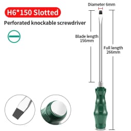 High Hardness Lengthened Magnetic Screwdriver Bit for Car Repair Hand Tool Industry Slotted/Phillips Double-ended Screw Driver