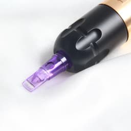 50pcs/box Disposable Tattoo Cartridges Needle RL RS RM M1 Purple Permanent Eyebrow Lip Makeup Needles For Tattoo Machine Pen