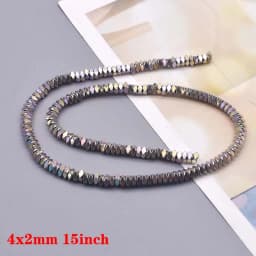 New color Natural Stone Hematite Beads Heart square Round disc Loose Spacer beads For Jewelry Making DIY