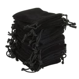 100-Pack Best Sell Velvet Gift Bags Bulk Jewelry Packaging Necklace Ring Earrings Storage Pouches DIY Wedding Favor Goodie Bag