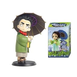  12cm New Demon Slayer Plum Rain Series 13pcs/set Blind Box Figure surprise Box Tanjiro Kamado Nezuko Action Model Toys Gifts