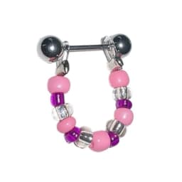 Ear Studs Y2K Style Piercing Jewelry Pink Earrings Eye Catching Ear Jewelry Alloy Material Ear Pins Gift for Women