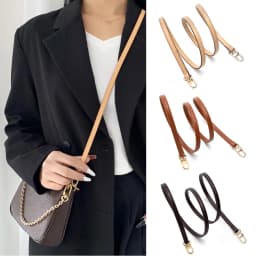 High Quality Genuine Leather Bag Strap Bag Strap Handbag Handle Shoulder Crossbody Belt Adjustable Replacement Bags Accessories