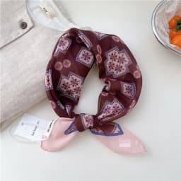 56cm Print Geometric Pattern Headscarf Scarf Square Scarves Kerchief Neckerchief Bandanas Neck Wraps Hair Ribbon Band Headband