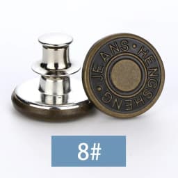 5/10/20Pcs Button Pins for Loose Jeans No Sew Instant Replacement Snap Tack Pant Button Adjustable Metal Pants Button Tightener