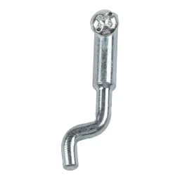 1/4pcs Dog Leg Z Cable End With Single Hole Fixing Upto 2mm Cable Fits Many Lawnmowers Brushcutter Cable End