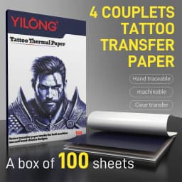 10/30/50/100Pcs Tattoo Transfer Pape A4 Size Stencil Paper Copy Paper Thermal Paper for Tattoo Transfer Tattoo Supplies