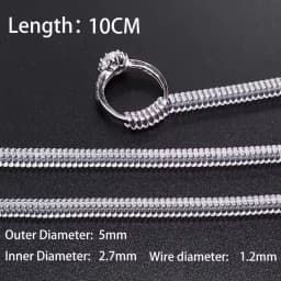 4pcs/lot Transparent Spiral Based Ring Tools Spring Coil Ring Size Adjuster Guard Tightener Reducer Resizing Tool For Jewelry