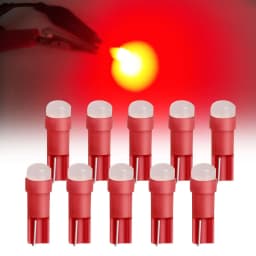 10PCS T5 LED Lights W1.2W W3W LED Car Interior Light Auto Side For Car Turn Signal Dome Door Reading Backup Clearance Lights