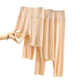 Modal Anti-Light Safety Pants Women's Summer Loose Anti-Peep Underwear Shorts plus Size Seamless No-Hem Base Layer Pants