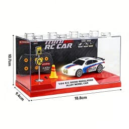2026 Upgraded RC Car 1:64 Mini Alloy RC Drift Car Easy to Carry, 60mins Life. Exquisite Gift Box An Ideal Toy Gift for Children