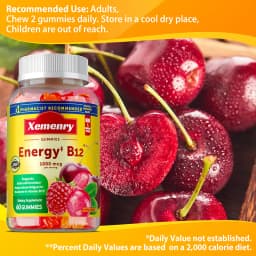 Vitamin B12 Gummies - It Helps Maintain Energy, Boosts Metabolism, and Supports Bones and The Immune System