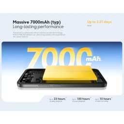 POCO M8s Global Version 5G Smartphone 128GB 256GB Snapdragon® 6s Gen 3 6.9" 144Hz Display 50MP Camera NFC 7000Ah 33W