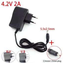 AC 100-240V DC 4.2V 8.4V 12.6V 16.8V 1A 1000MA Power Supply Adapter 8.4 12.6 16.8 V Volt Charger for 18650 Lithium Battery U26 V