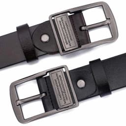 2023 Real Genuine Leather Belts for Men Luxury Designer Brand High Quality Plus Size 130 140 150 160 170 cm Male Pin Buckle Belt