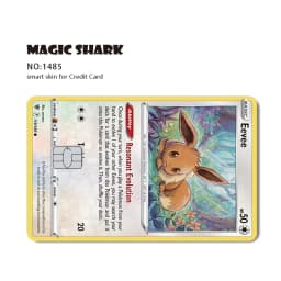 2026 New Charizard Blastoise Bulbasaur Eevee Metwo Sticker Film Skin Cover for Credit Debit Card