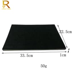 1pc Velvet Earring Jewelry Holder Soft Sponge Stud Organizer Store Counter Jewelry Pad Raiser Ring Storage Display Stand Sheet