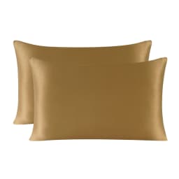 1pair Zipper Pillowcase Both Sides 100% Mulberry Nature Silk Pillow Case For Healthy Single Pillow Cover