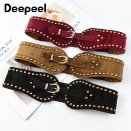 1Pc 60-80cm Suspenders with Decorative Corset Cummerbunds Adjustment Strap Fashion Corsets Belts coat Female Belt