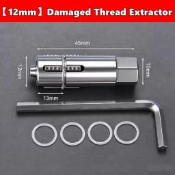 Broken Pipe Extractor Tool Adjustable Damaged Thread Extractor With Hex Wrench For Faucet Valve Tool Accessories