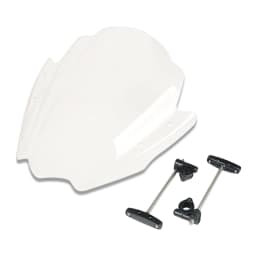 Universal Motorcycle Windshield Fit For 22 - 25mm Handlebar Street Bikes Bracket Heightened Modified Thickened Front WindScreen