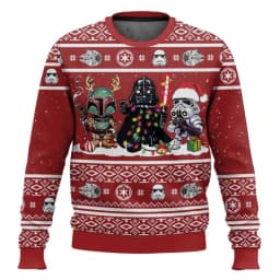 Star Wars Darth Vader White Pattern Xmas Gifts Sweater Holiday Gift 2026 New Men's Fashion Casual Women's Couple Hoodie