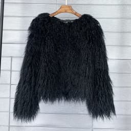 DEAT Fur Imitation Fur Coat Korean Version Pure Color Beach Wool Women's Short Coat Straight 2026 Winter Wram Jackets 11A06487