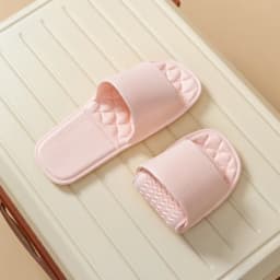 Simple Foldable Slippers Eva Lightweight Travel Slippers Hotel Room Slides Men Women