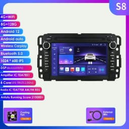 Car Radio Android for Chevrolet Silverado Impala Traverse Avalanche Express GMC Yukon Sierra Acadia Savana Multimedia Player