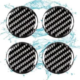 Car Door Lock Stickers 4PCS Car Door Lock Keyhole Protector Stickers Trim Anti-Blocking Car Door Holes Cap For Truck Suv Van
