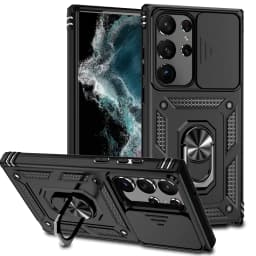 for Samsung Galaxy S23 Ultra 5G Case Slide Camera Lens Military Grade Bumpers Armor Cover for Samsung Galaxy S23+ S23 5G
