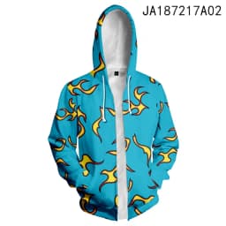 Coat 3D Print Cartoon Red and Yellow Flame Hoodie Men Women Long Sleeve Cosplay Costume Men Jacket Sweatshirts