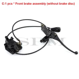 Citycoco Electric Bicycle Electric Scooter Front and Rear Brake Assembly Brake Handle disc Brake Applicable For Harley China