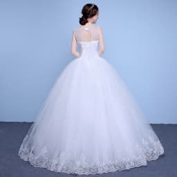 Customized Wedding Dress Bride Simple Lace Up Wedding Dresses Plus Size Princess V-neck Ball Gowns Dresses Vrstidos De Novia