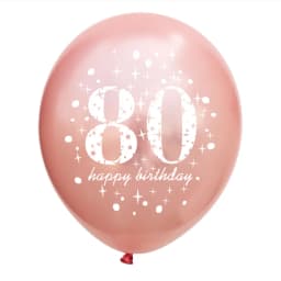 5Pc Happy Birthday Decoration Gold Rose Black 16 18 30 50 60 70 80 90 Years Birthday Party Digital Ballon Latex Party Supplies