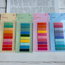 200/800/1600PCS index color small size self-adhesive label stickers ins style student name sticker office furniture note sticker