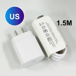 For Samsung Charger 25W Type C Fast Charge Charger 1M 1.5M 2M Cable for Galaxy S26 S25 S24 S23 S22 S21 Z Flip 8 A56 A36 A17 A35