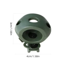 BOOIU Helmet Flashlight Holder Clip for Fast Tactical Helmet Mount Clamp Adapter 60 Degree Universal Rail Helmet Accessories
