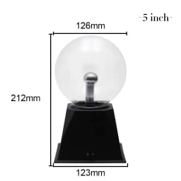 Novelty Magic Plasma Ball Light 220V LED Night Light 4/5/6/8 Inch Plasma Ball Touch Lamp Christmas Nightlight Kids Decor Gift