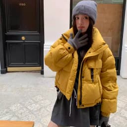 2026 Autumn Winter Women's Short Down Jacket Korean Stand Collar Puffer Jackets Women Warm Fashion Multicolor Thick Outerwear
