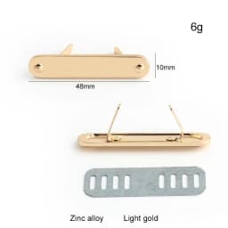 50/100PCS Rectangle Customized Metal Plate With Logo Tags For Sewing Bag Clothes Puppet Doll Handbag Purse Personal Brand Label