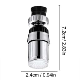 Rotatable Faucet Night Light Lamp Sensor Hydropower Led Lights Shower Head Night Lights For Bathroom Temperature Detectable