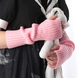 Winter Women's Knitted Fingerless Arm Sleeves Gothic Style Striped Arm Warmers Girls Harajuku Y2K Fashion Wrist Gloves