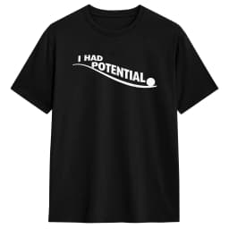 I Had Potential T Shirt Man Vintage T Shirts Summer O-Neck Hip Hop Tees Design Oversized Clothes