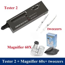 Brand Professional High Accuracy Diamond Tester 2 / 3 Gemstone Gem Selector Jewelry Watcher Tool Led Diamond Indicator Test Pen