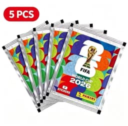 Panini 2026 FIFA World Cup Sticker Sealed Box 50 Packs Estimated 350 Collectible Soccer Player Blind Stickers For Fan Collection
