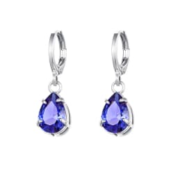 CRMYA Silver Gold Filled Dangle Earrings For Women CZ Zircon Long Water Drop Earring Men Jewelry Circle Ear Ring Wholesale